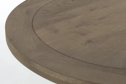 Forino, Table A Manger, Chene Patine, Ronde, 110 Cm