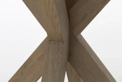 Forino, Table A Manger, Chene Patine, Ronde, 110 Cm