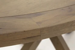 Forino, Table A Manger, Chene Patine, 210 Cm, Modele 2