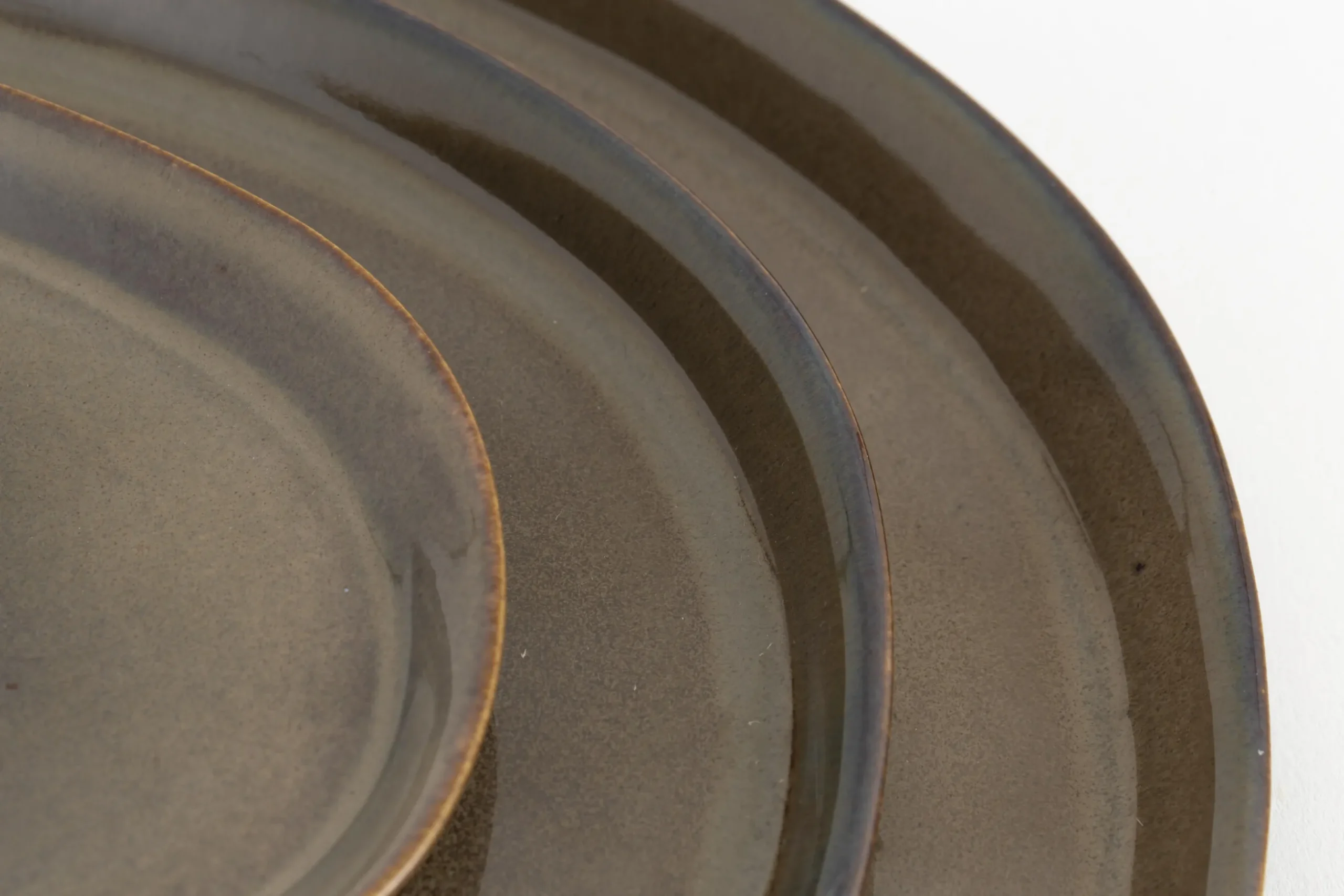 Forme, Assiette, Kaki, 28,5Cm