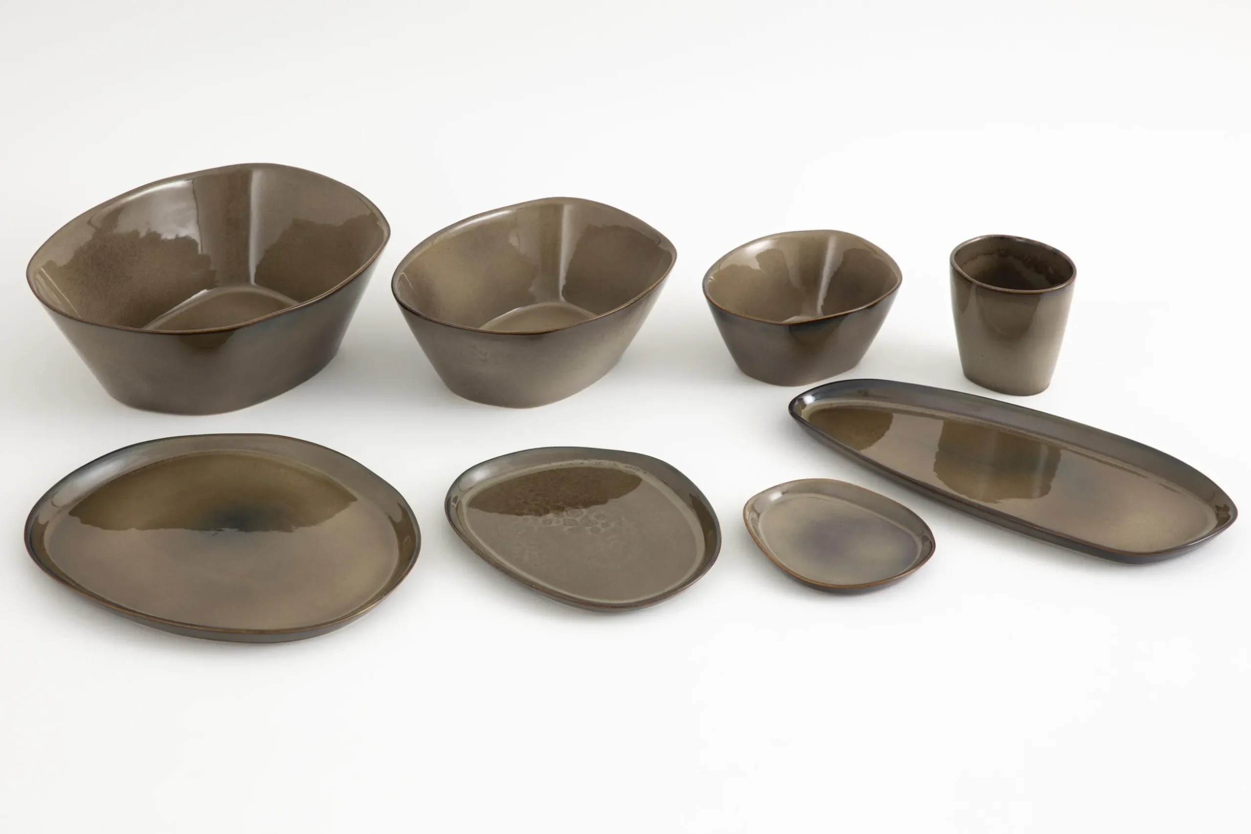 Forme, Assiette, Kaki, 28,5Cm