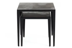 Georgion, Table D'Appoint, Carree, Set De 2