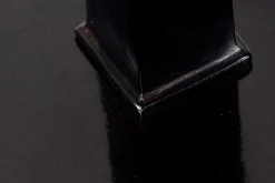 Gordes, Lampe A Poser, Noir, Aluminium, H 78 Cm