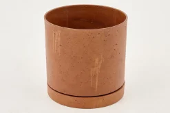 Gregg, Jardiniere, Rouille, Avec Soucoupe, L