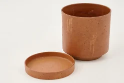 Gregg, Jardiniere, Rouille, Avec Soucoupe, L