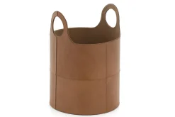 Hanan, Panier, Cuir, Rond