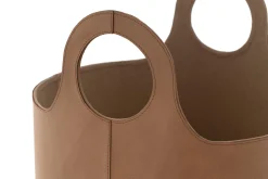 Hanan, Panier, Cuir, Rond