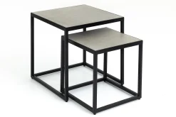 Hayes, Table D'Appoint, Carree, Ensemble De 2