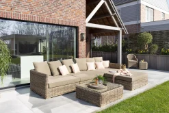 Hills, Canape De Jardin, Avec Coussin + Pouf