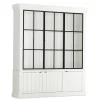 Iron Jason, Armoire, Blanc, 3 Portes En Fer