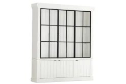Iron Jason, Armoire, Blanc, 3 Portes En Fer