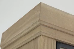 Iron Jason, Armoire, Chene Patine, 2 Portes En Fer