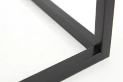 Isaac, Support, Metal, Noir, H 75 Cm