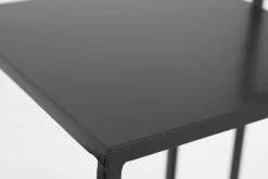 Isaac, Support, Metal, Noir, H 75 Cm