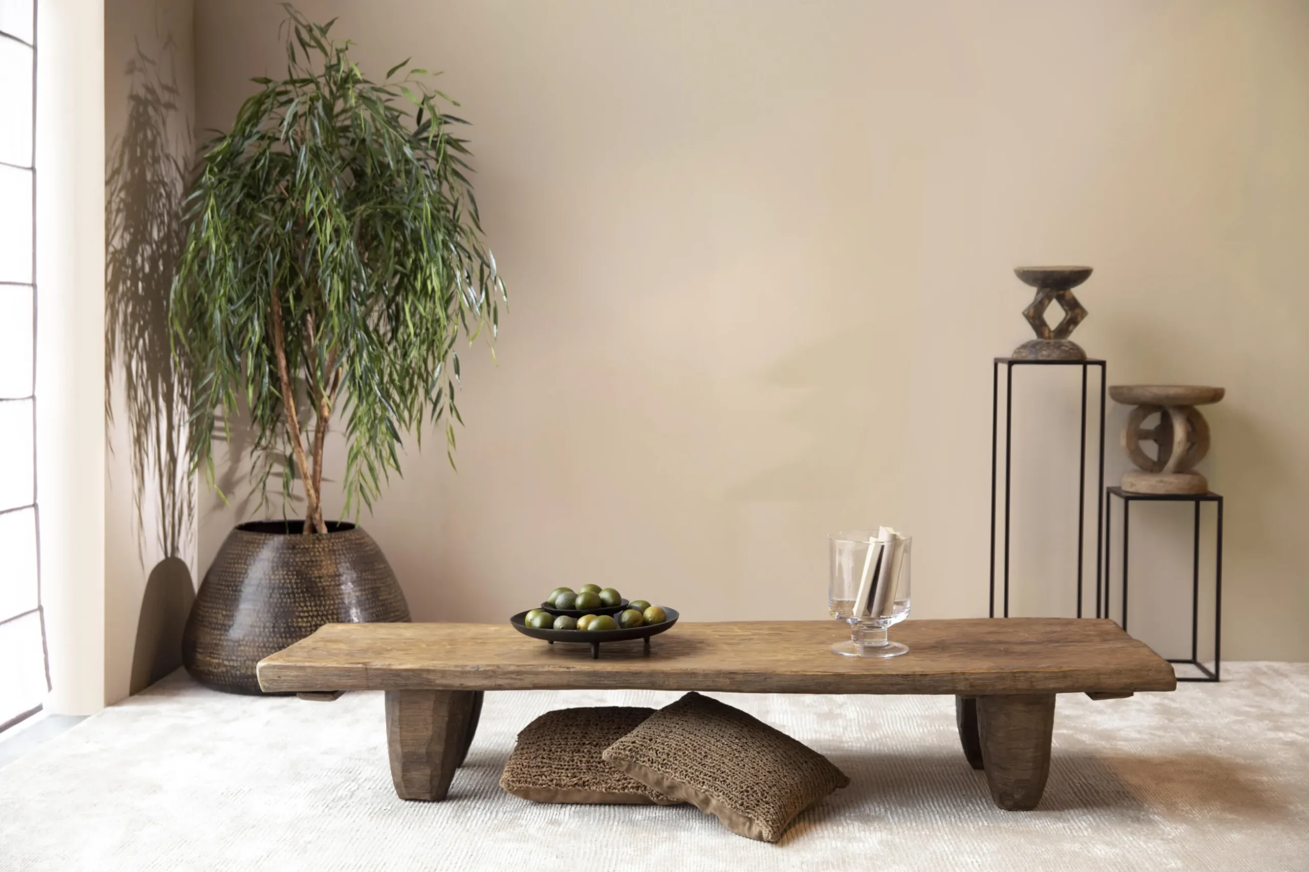 Isaac, Support, Metal, Noir, H 95 Cm