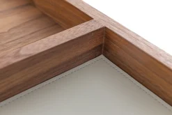 Jalon, Table Basse, Carree, Bois Et Metal