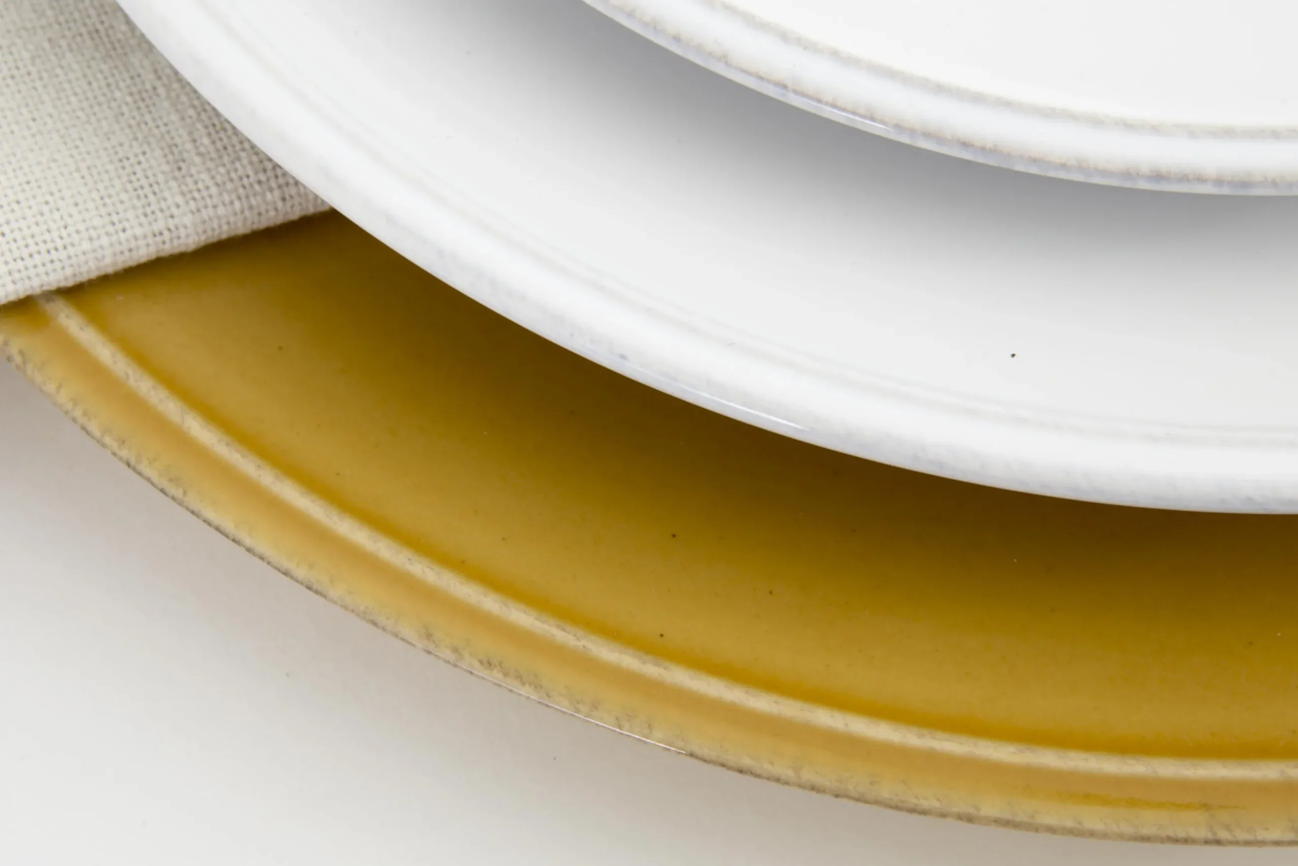 Jille, Assiette, Ceramique, Ocre, 34Cm