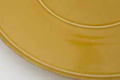 Jille, Assiette, Ceramique, Ocre, 34Cm