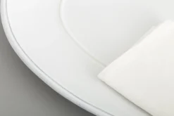 Jille, Assiette De Service, Ceramique, Blanc, 30Cm