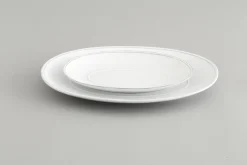Jille, Assiette De Service, Ceramique, Blanc, 30Cm