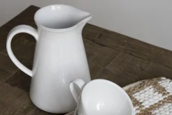 Jille, Pichet, Ceramique, Blanc, 1,5L