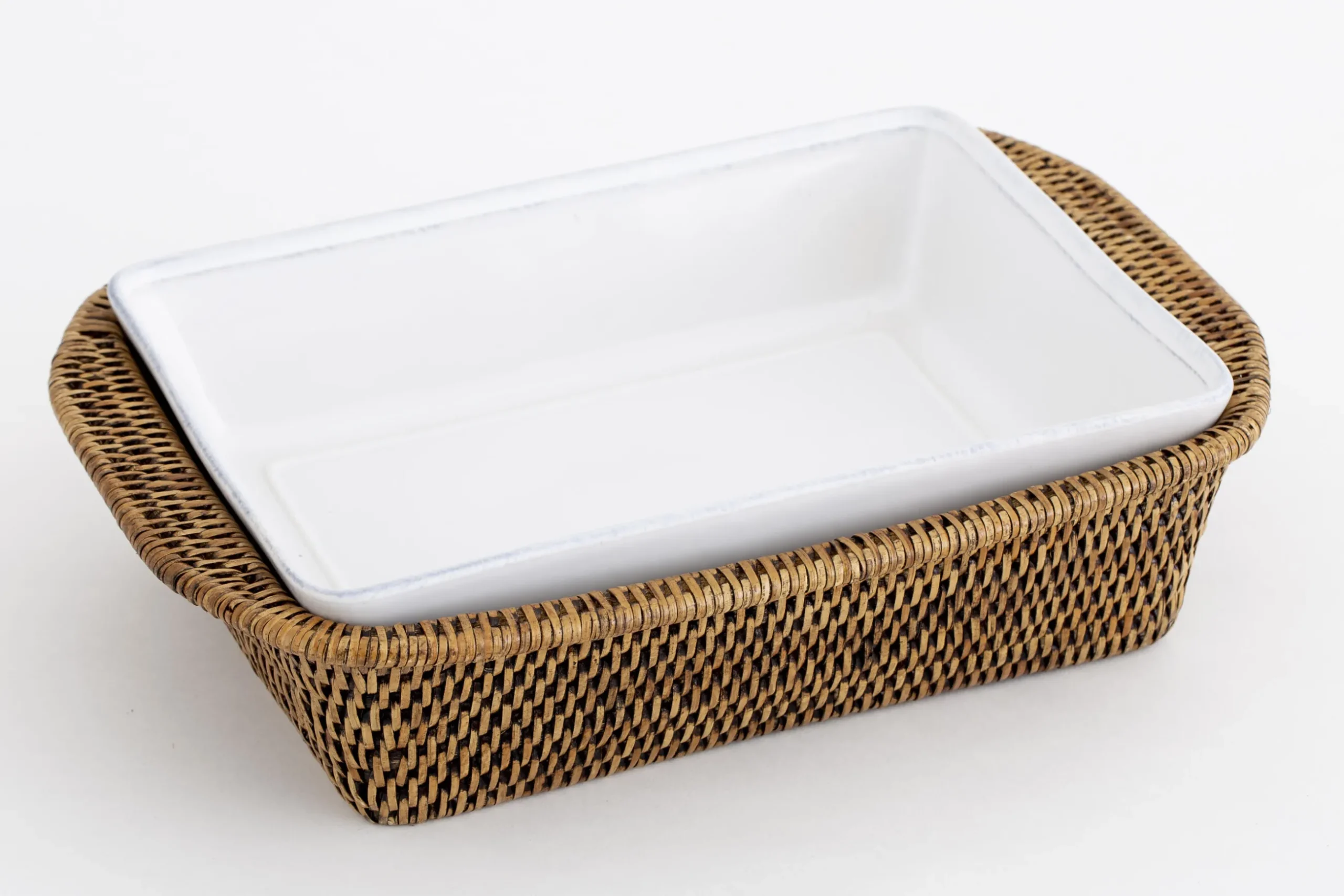 Jille, Plat A Four, Ceramique, Blanc, 25Cm