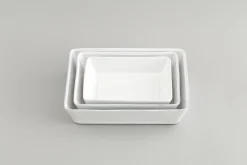 Jille, Plat A Four, Ceramique, Blanc, 25Cm