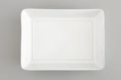 Jille, Plat A Four, Ceramique, Blanc, 30Cm