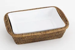 Jille, Plat A Four, Ceramique, Blanc, 30Cm