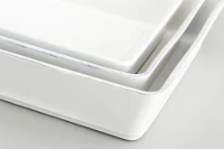 Jille, Plat A Four, Ceramique, Blanc, 35Cm