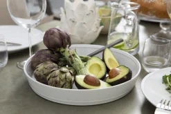 Jille, Plat A Gateau, Ceramique, Blanc, 30Cm