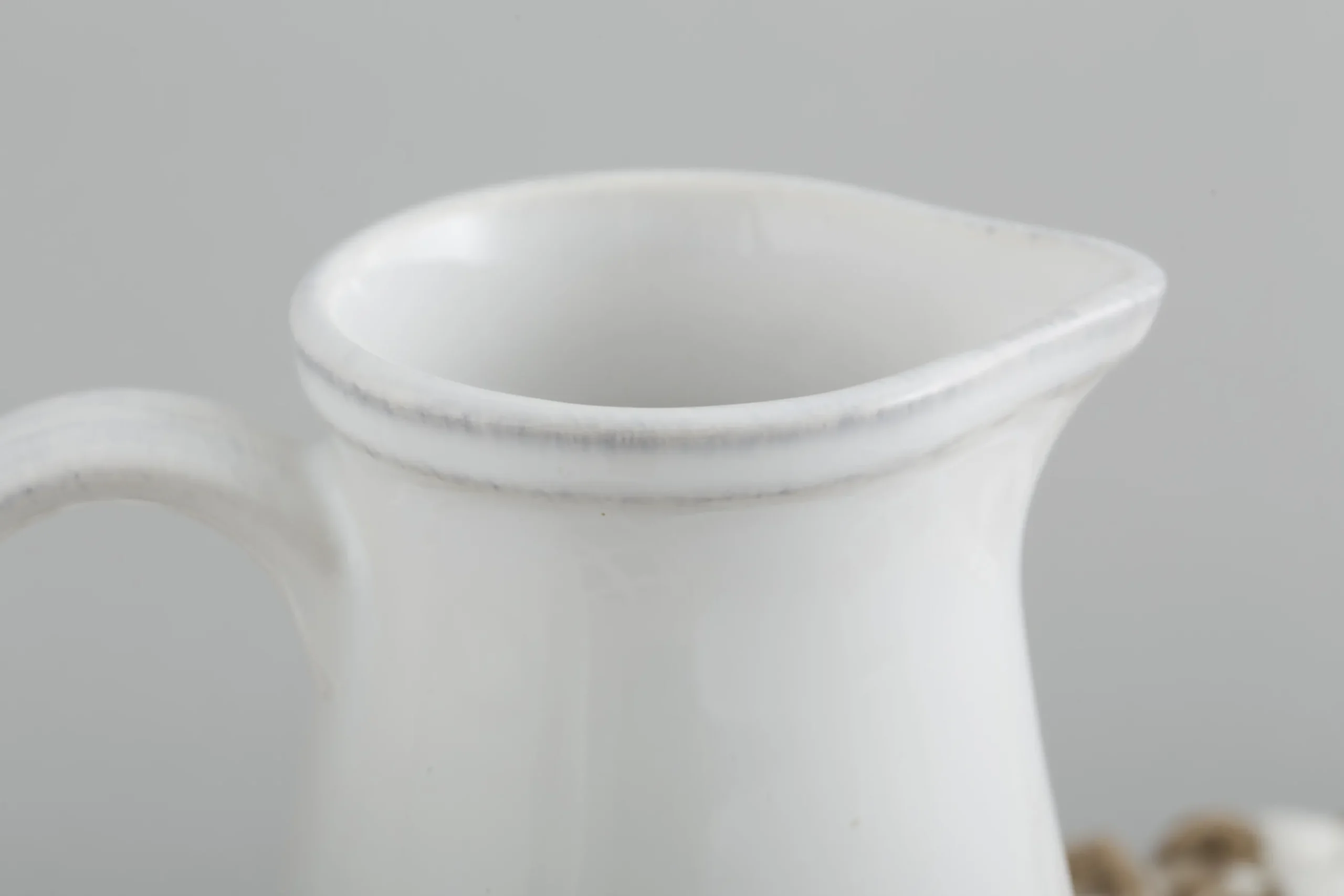 Jille, Pot A Lait, Ceramique, Blanc, 300Ml