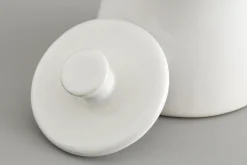 Jille, Sucrier, Ceramique, Blanc