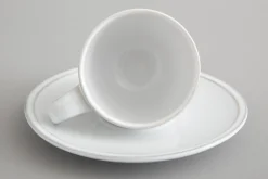 Jille, Tasse Et Soucoupe, Ceramique, Blanc, M, 150Ml