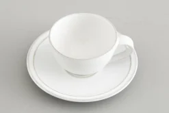 Jille, Tasse Et Soucoupe, Ceramique, Blanc, S, 50Ml