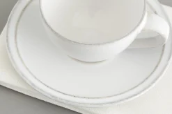 Jille, Tasse Et Soucoupe, Ceramique, Blanc, S, 50Ml