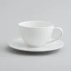 Jille, Tasse Et Soucoupe, Ceramique, Blanc, L, 200Ml