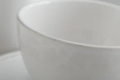 Jille, Tasse Et Soucoupe, Ceramique, Blanc, L, 200Ml