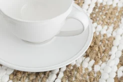 Jille, Tasse Et Soucoupe, Ceramique, Blanc, L, 200Ml