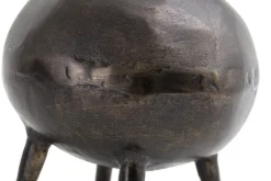 Jiven, Vase, Metal, Noir