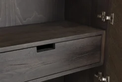 Lana, Armoire, Brun Fonce, 2 Portes