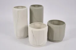 Laurena, Vase, Ceramique, Gris, L