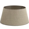 Lindro, Abat-Jour, Naturel Et Argent, Cylindre, 40 Cm