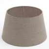 Lindro, Abat-Jour, Naturel Et Gris, Cylindre, 30 Cm