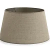 Lindro, Abat-Jour, Naturel Et Argent, Cylindre, 45 Cm