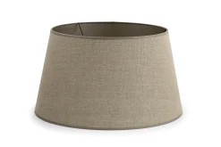 Lindro, Abat-Jour, Naturel Et Argent, Cylindre, 45 Cm