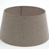 Lindro, Abat-Jour, Naturel Et Gris, Cylindre, 35 Cm