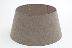 Lindro, Abat-Jour, Naturel Et Gris, Cylindre, 40 Cm