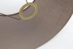 Lindro, Abat-Jour, Naturel Et Gris, Cylindre, 40 Cm