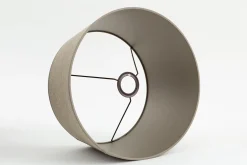 Lindro, Abat-Jour, Naturel Et Argent, Cylindre, 35 Cm